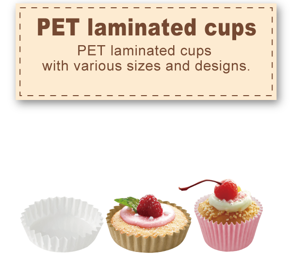 PET laminated cups