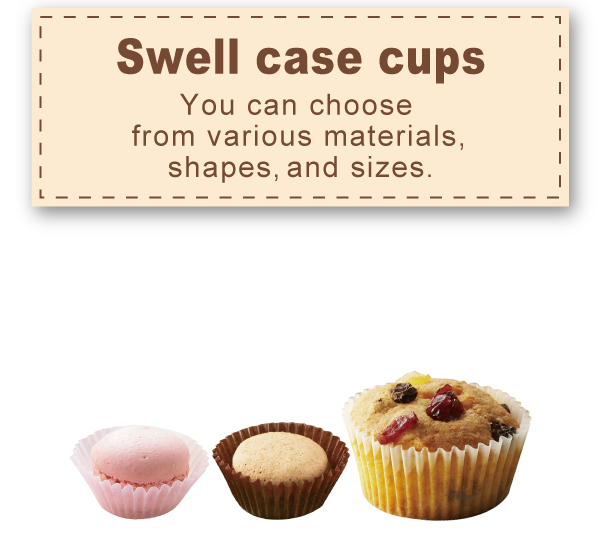 Swell case cups