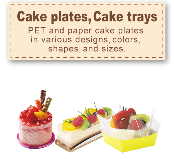 Cake plates, Cake trays