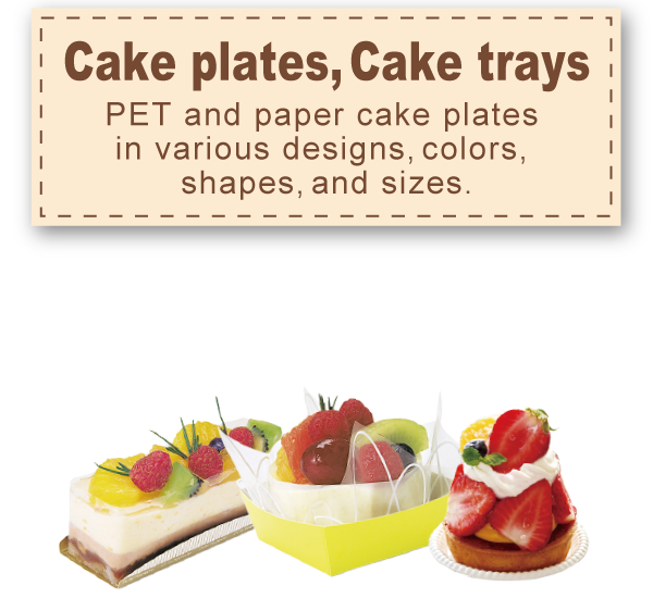 Cake plates, Cake trays